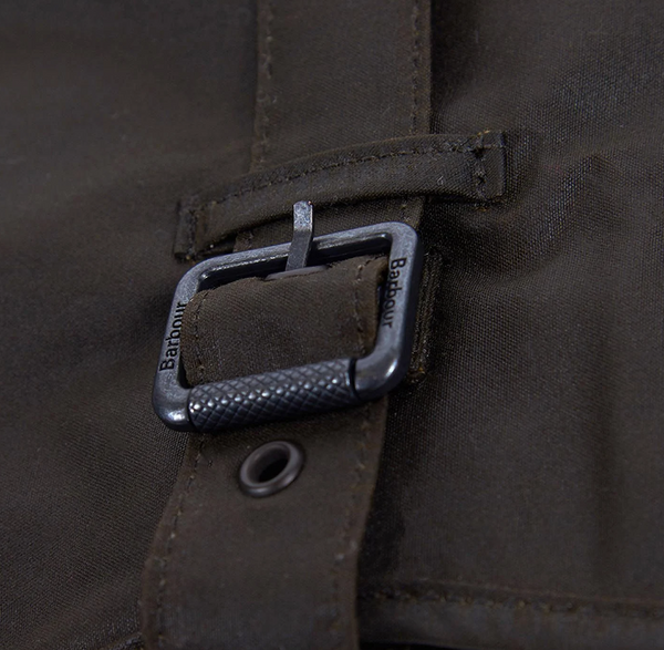 Barbour wax dog coat olive online