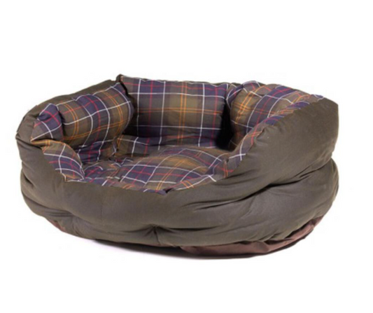 Barbour Wax / Cotton Cozy Dog Bed