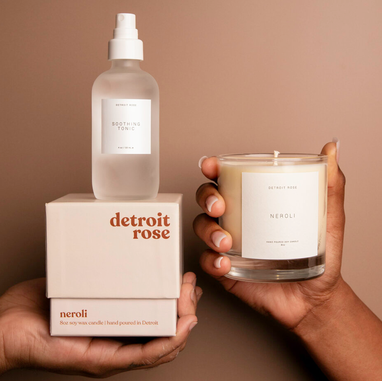 Neroli Small Batch Candle - Detroit Rose