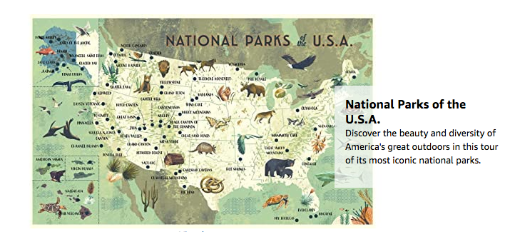 National Parks of The USA Book